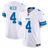 Men & Women & Youth Detroit Lions #4 D.J. Reed White 2025 F.U.S.E. Vapor Limited Stitched Jersey,baseball caps,new era cap wholesale,wholesale hats